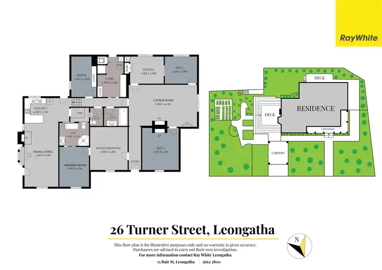 Floorplan of Homely house listing, 26 Turner Street, Leongatha VIC 3953