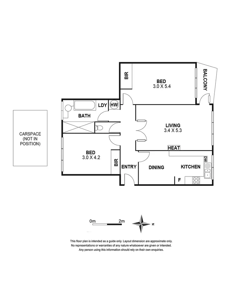 Floorplan of Homely apartment listing, 13/181 Power Street, Hawthorn VIC 3122