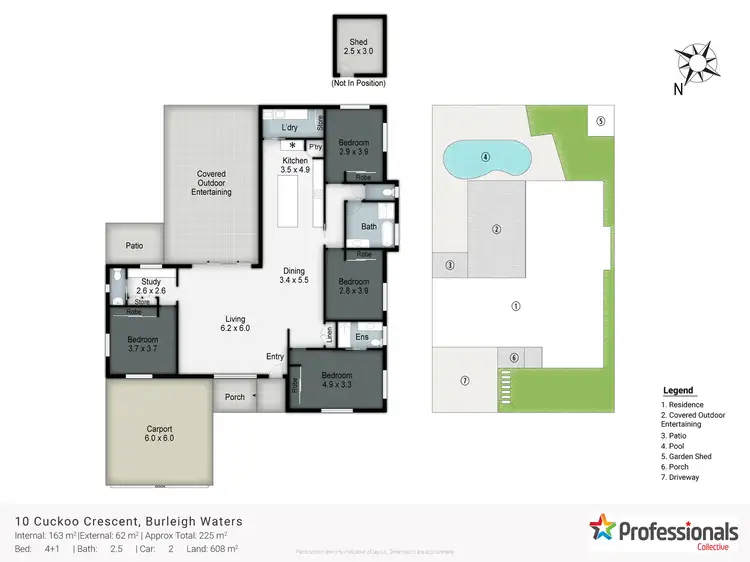 Floorplan of Homely house listing, 10 Cuckoo Crescent, Burleigh Waters QLD 4220