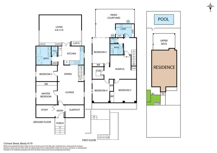 Floorplan of Homely house listing, 5 Ernest Street, Manly QLD 4179