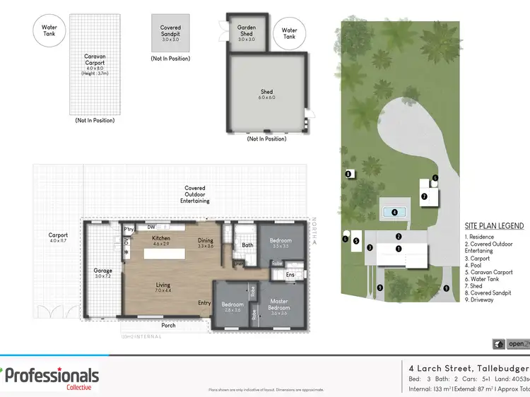 Floorplan of Homely rural property listing, 4 Larch Street, Tallebudgera QLD 4228