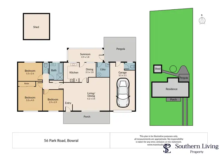 Floorplan of Homely house listing, 56 Park Road, Bowral NSW 2576