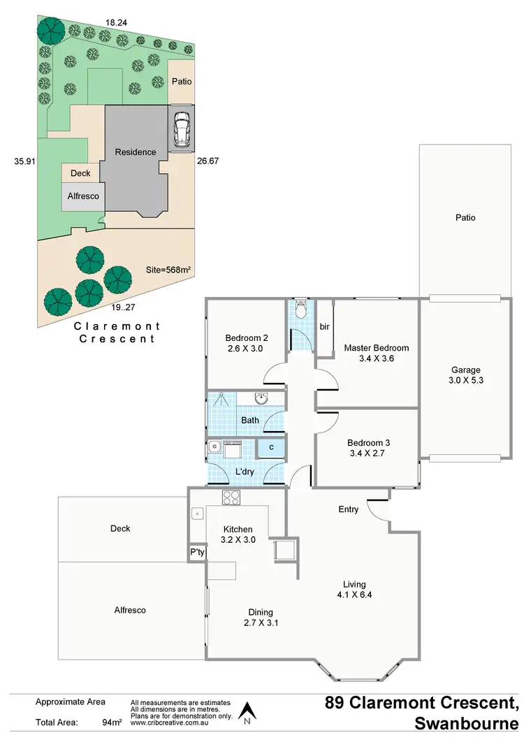 Floorplan of Homely house listing, 89 Claremont Crescent, Swanbourne WA 6010