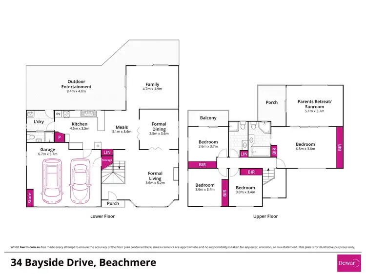 Floorplan of Homely house listing, 34 Bayside Drive, Beachmere QLD 4510