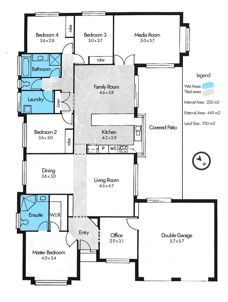 Floorplan of Homely house listing, 10 Muscat Court, Heritage Park QLD 4118