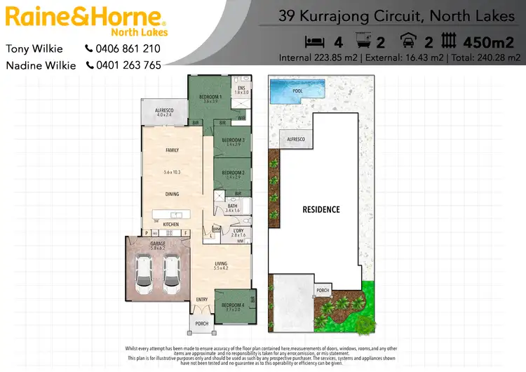 Floorplan of Homely house listing, 39 Kurrajong Circuit, North Lakes QLD 4509
