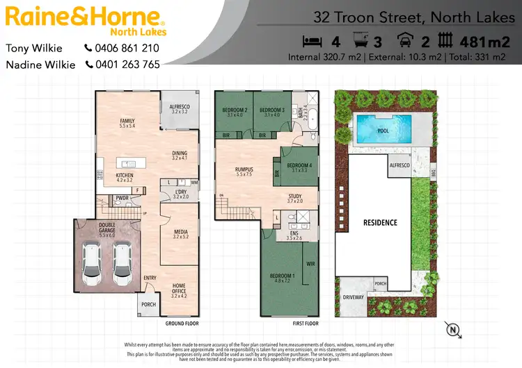 Floorplan of Homely house listing, 32 Troon Street, North Lakes QLD 4509