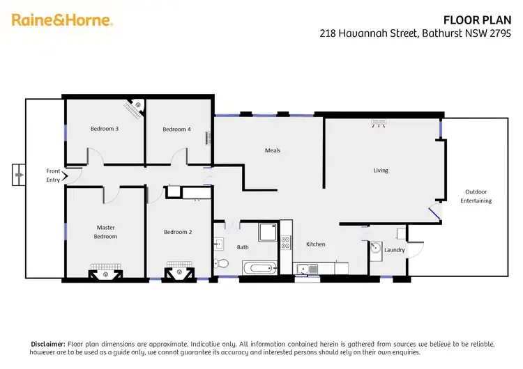 Floorplan of Homely house listing, 218 Havannah Street, South Bathurst NSW 2795