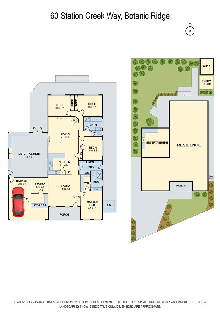 Floorplan of Homely house listing, 60 Station Creek Way, Botanic Ridge VIC 3977