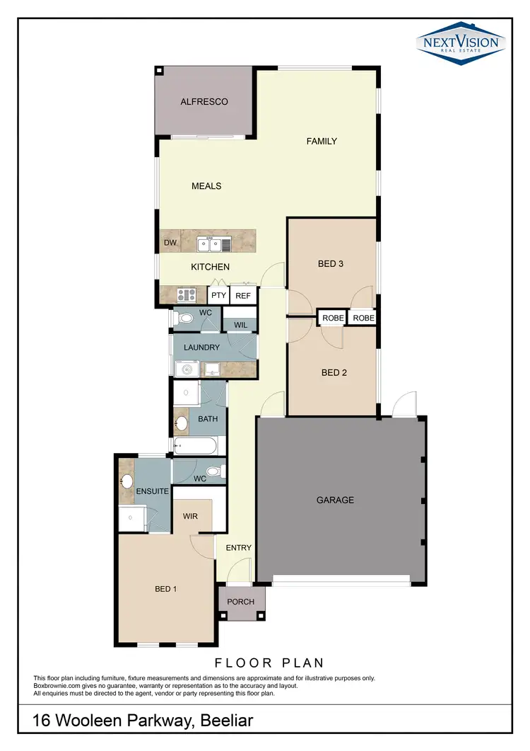 Floorplan of Homely house listing, 16 Wooleen Parkway, Beeliar WA 6164