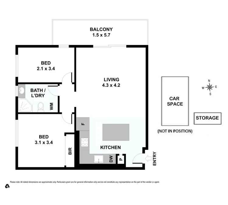 Floorplan of Homely apartment listing, 105/17 Riversdale Road, Hawthorn VIC 3122