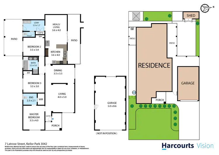 Floorplan of Homely house listing, 7 Latrose Street, Keilor Park VIC 3042