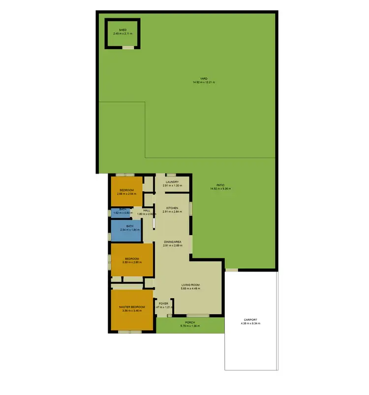 Floorplan of Homely house listing, 2 Missouri Place, Werribee VIC 3030