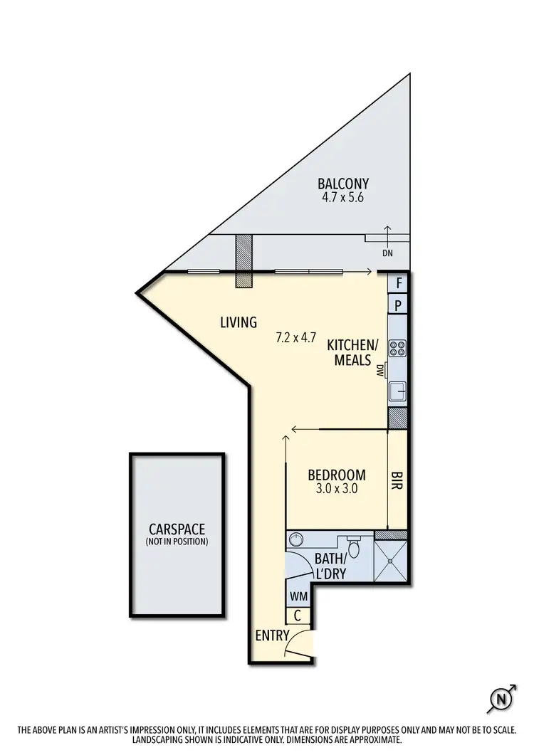 Floorplan of Homely apartment listing, 103/6 Acacia Place, Abbotsford VIC 3067