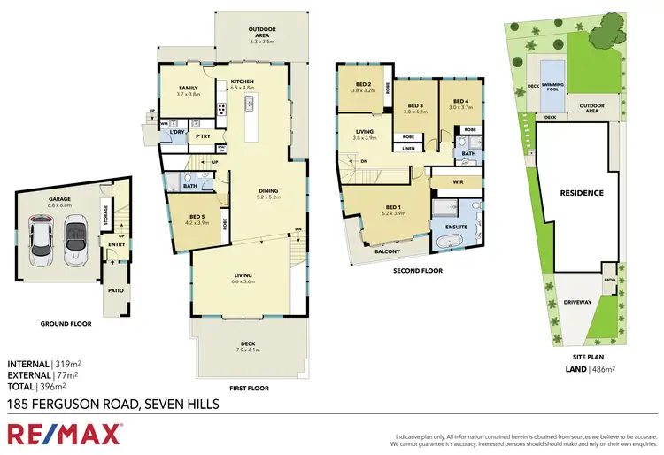 Floorplan of Homely house listing, 185 Ferguson Road, Seven Hills QLD 4170