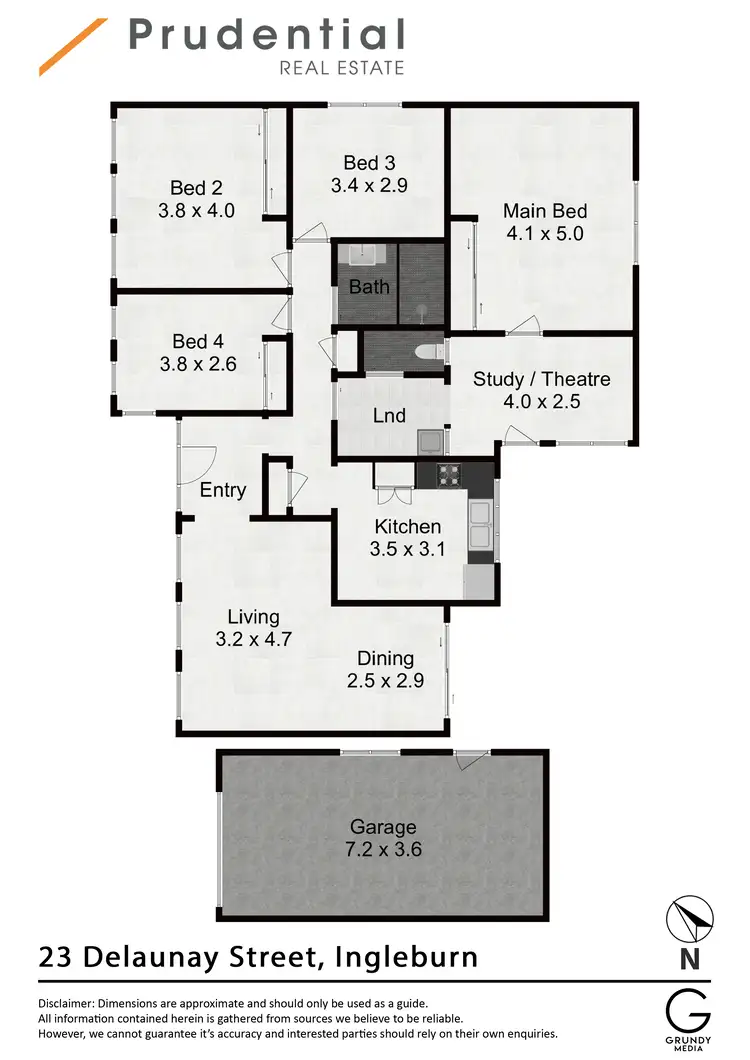 Floorplan of Homely house listing, 23 Delaunay Street, Ingleburn NSW 2565