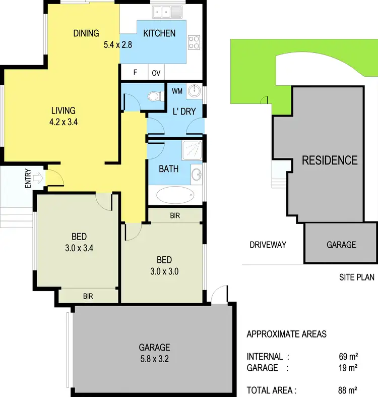 Floorplan of Homely unit listing, 3/30 Crookston Road, Reservoir VIC 3073