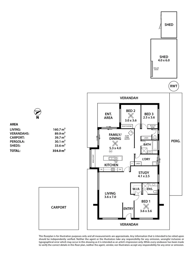 Floorplan of Homely house listing, 26 Clems Lane, Littlehampton SA 5250