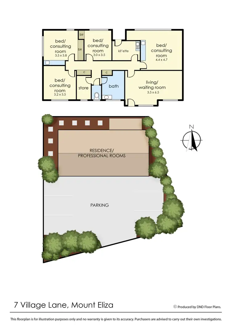 Floorplan of Homely house listing, 7 Village Lane, Mount Eliza VIC 3930