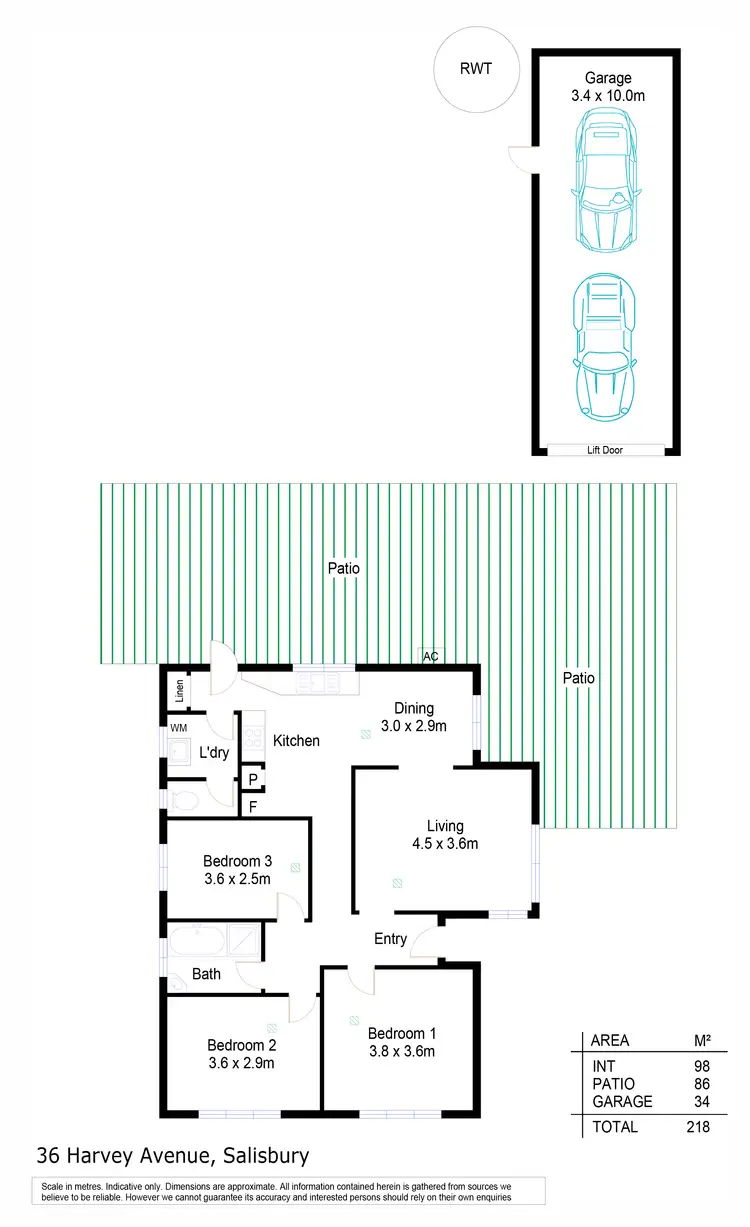 Floorplan of Homely house listing, 36 Harvey Avenue, Salisbury SA 5108