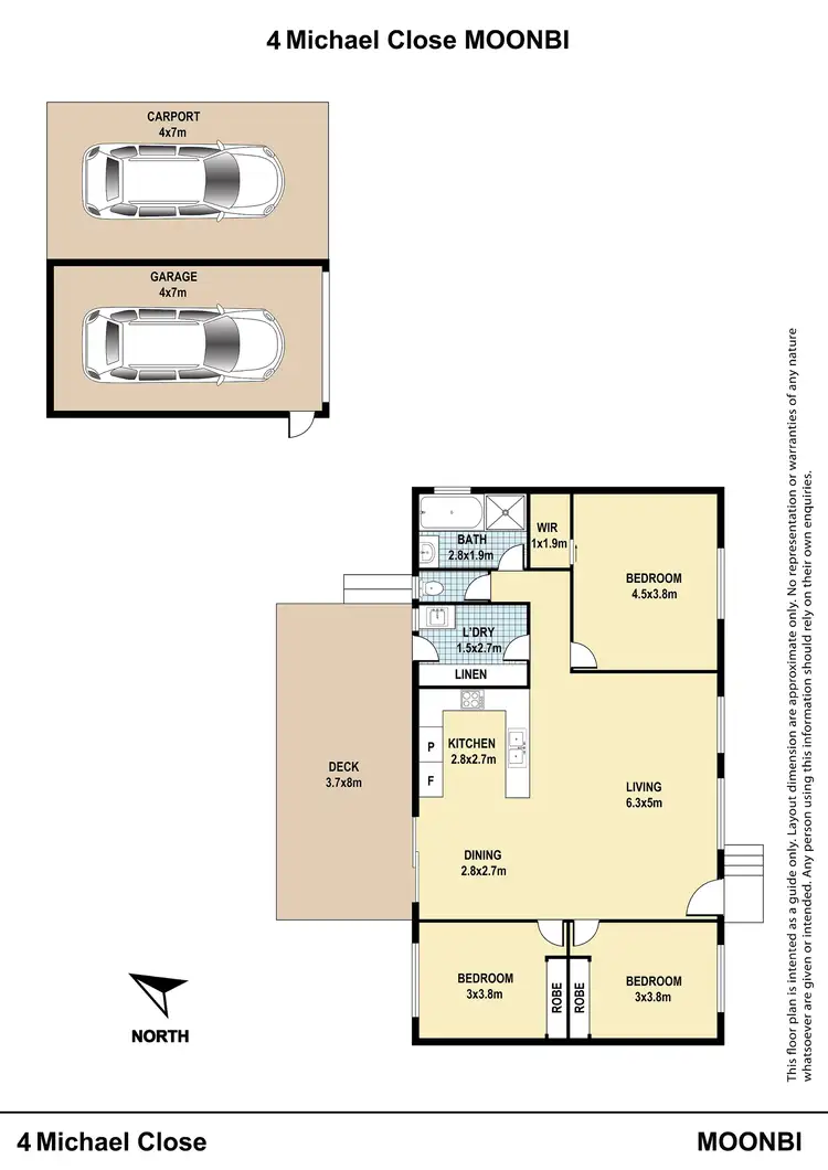 Floorplan of Homely rural property listing, 4 Michael Close, Moonbi NSW 2353