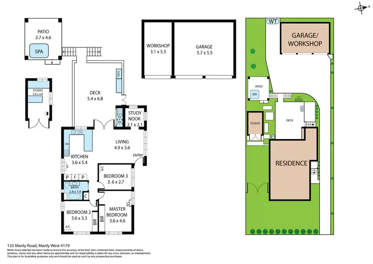 Floorplan of Homely house listing, 135 Manly Road, Manly West QLD 4179