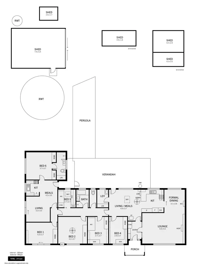 Floorplan of Homely house listing, 123 Upper Sturt Road, Upper Sturt SA 5156