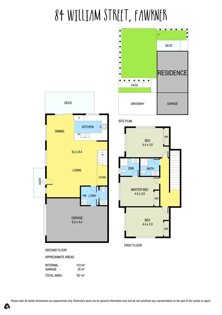 Floorplan of Homely townhouse listing, 84 William Street, Fawkner VIC 3060