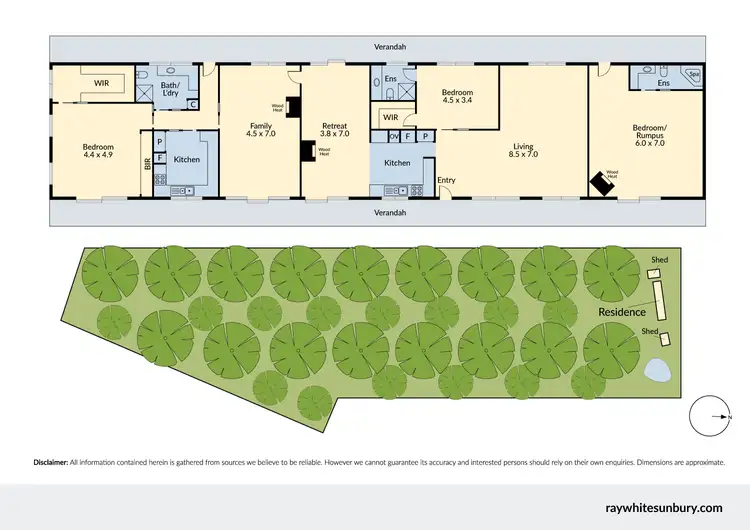 Floorplan of Homely house listing, 74 Kellett Road, Woodend VIC 3442