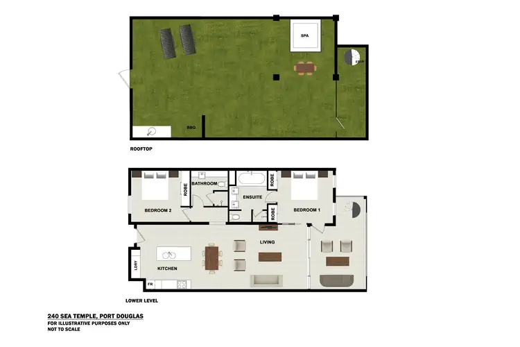 Floorplan of Homely apartment listing, 240/22-36 Mitre Street, Port Douglas QLD 4877