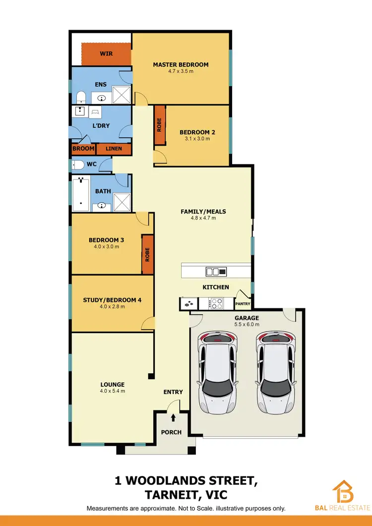 Floorplan of Homely house listing, 1 WOODLANDS STREET, Tarneit VIC 3029