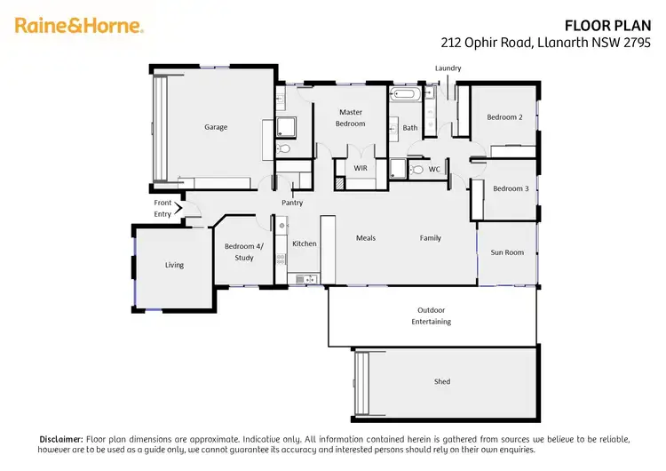 Floorplan of Homely house listing, 212 Ophir Road, Llanarth NSW 2795