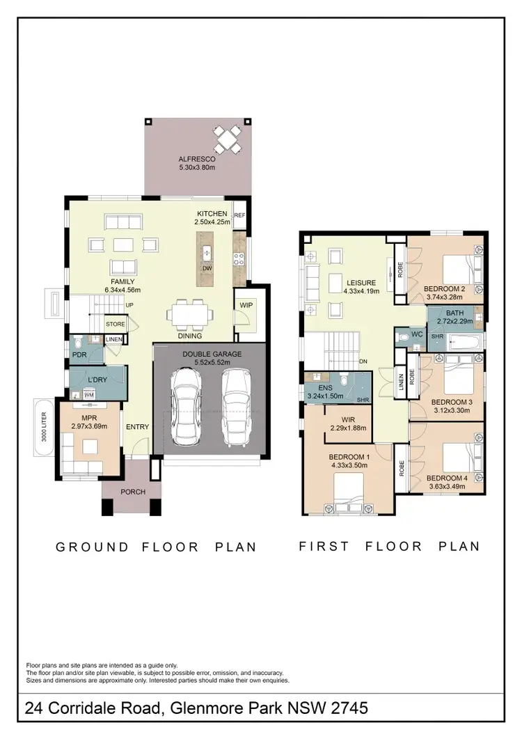 Floorplan of Homely house listing, 24 Corridale Road, Glenmore Park NSW 2745
