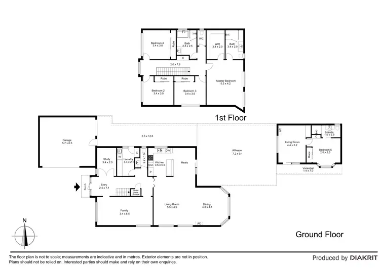 Floorplan of Homely house listing, 10 Gilbertson Street, Essendon VIC 3040