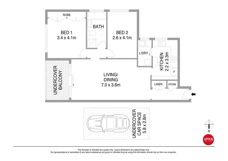Floorplan of Homely apartment listing, 2/13-14 Bank Street, Meadowbank NSW 2114