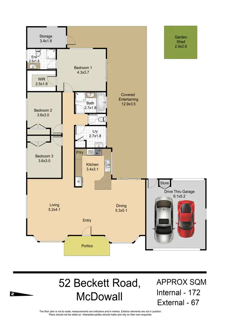 Floorplan of Homely house listing, 52 Beckett Road, Mcdowall QLD 4053