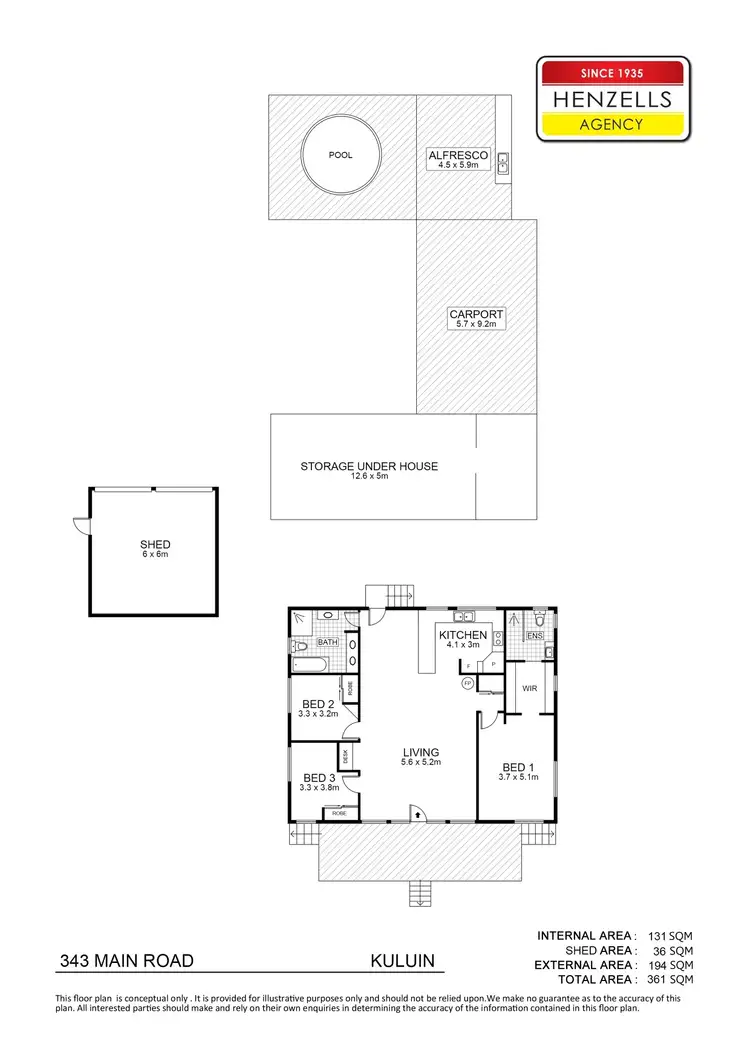 Floorplan of Homely house listing, 343 Main Road, Kuluin QLD 4558