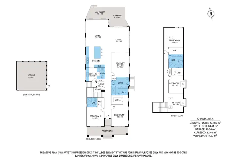 Floorplan of Homely house listing, 13 Noonan Grove, Woodend VIC 3442