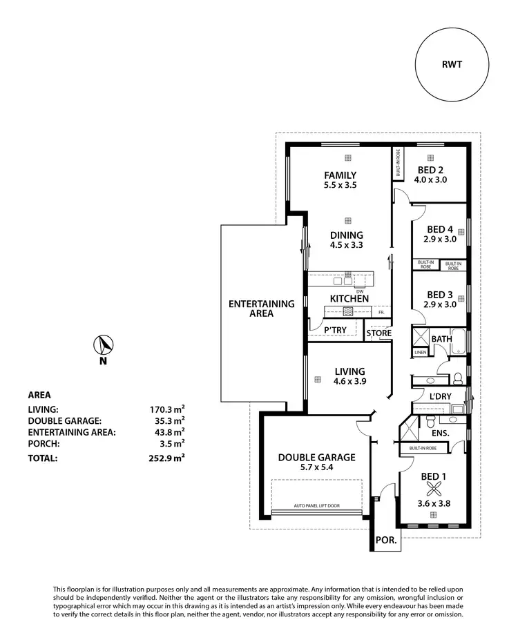 Floorplan of Homely house listing, 10 Davey Street, Strathalbyn SA 5255