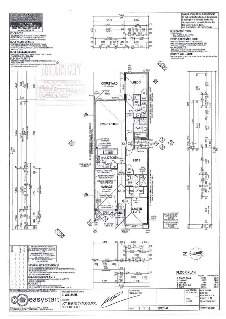 Floorplan of Homely house listing, 12 Chalk Close, Coolbellup WA 6163