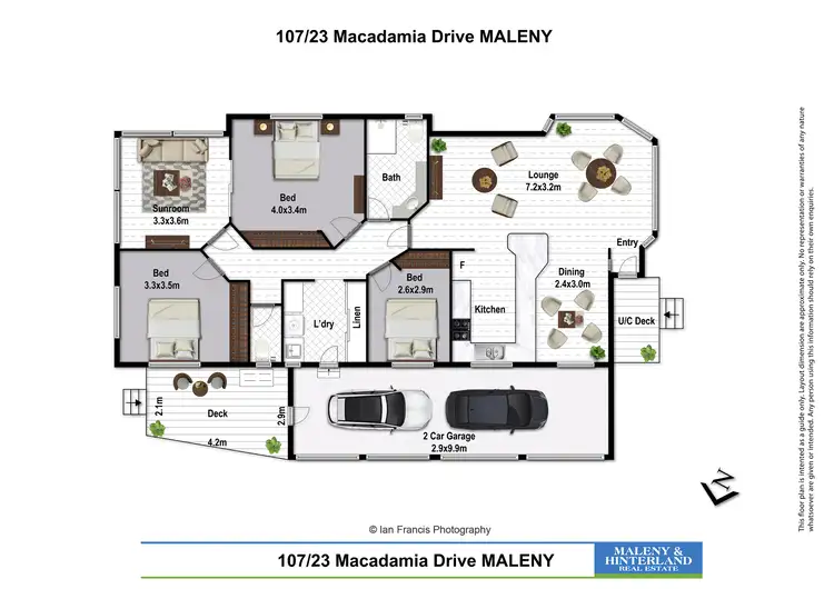 Floorplan of Homely house listing, 107/23 Macadamia Drive, Maleny QLD 4552