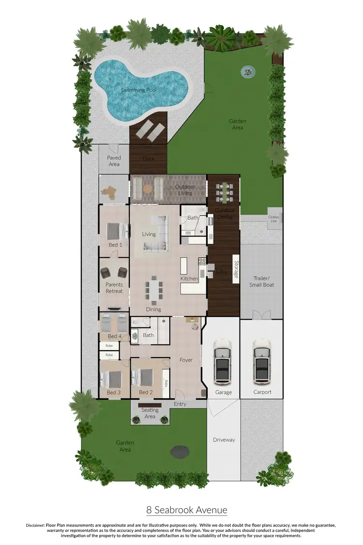 Floorplan of Homely house listing, 8 Seabrook Avenue, Port Douglas QLD 4877
