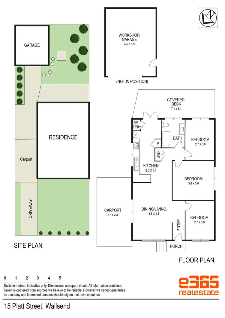 Floorplan of Homely house listing, 15 Platt Street, Wallsend NSW 2287