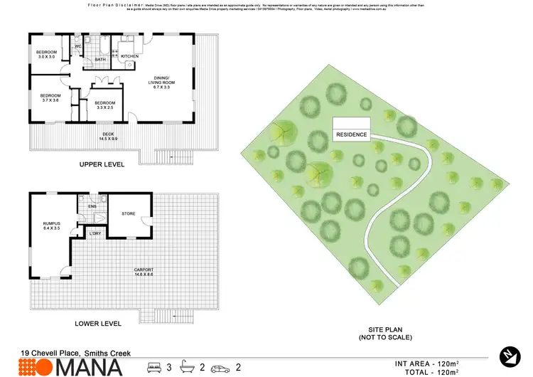 Floorplan of Homely house listing, 19 Chevell Pl, Smiths Creek NSW 2484