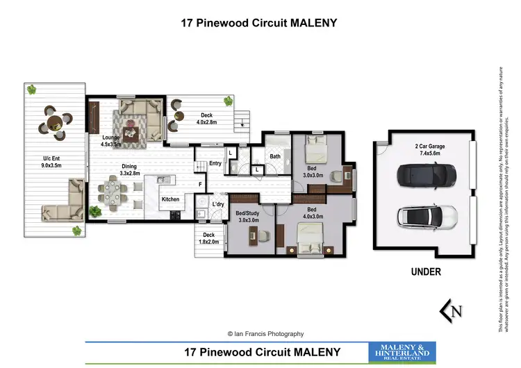 Floorplan of Homely house listing, 17 Pinewood Circuit, Maleny QLD 4552