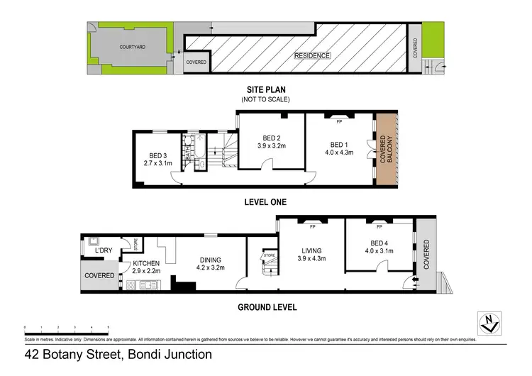 Floorplan of Homely house listing, 42 Botany Street, Bondi Junction NSW 2022