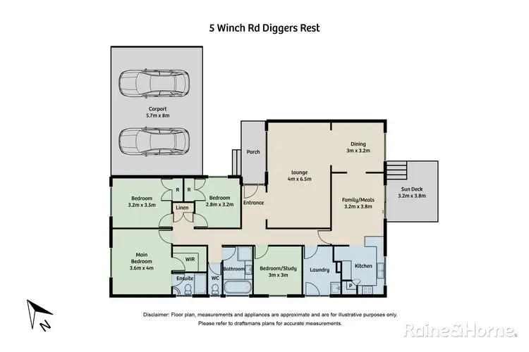 Floorplan of Homely house listing, 5 Winch Road, Diggers Rest VIC 3427