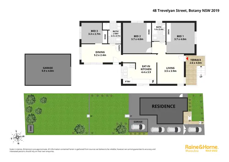 Floorplan of Homely house listing, 48 Trevelyan Street, Botany NSW 2019