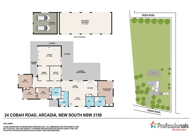 Floorplan of Homely rural property listing, 24 Cobah Road, Arcadia NSW 2159