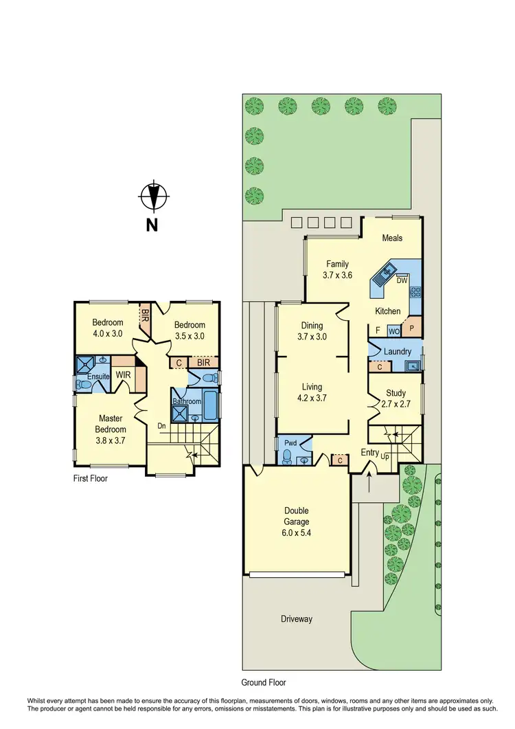 Floorplan of Homely house listing, 14 Soutar Place, Heatherton VIC 3202